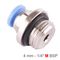 Pu Fitting Str. Stud W/o-ring 4mm-1/4